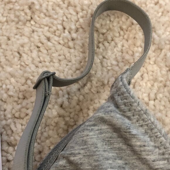 NWT Calvin Klein Gray 2-Way Convertible Straps Adjustable Padded Bra Bralette - Picture 6 of 8